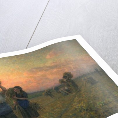 The Last Gleanings, 1895 by Jules Breton