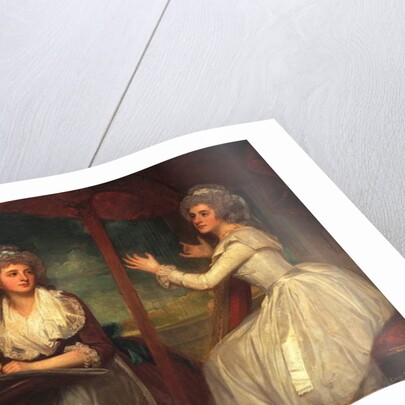 Lady Caroline Spencer, later Viscountess Clifden, and her sister, Lady Elizabeth Spencer, 1786-92 by George Romney