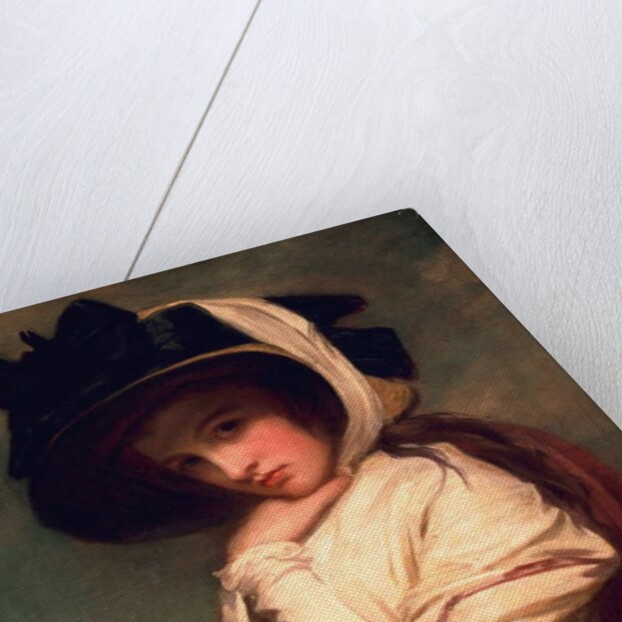 Emma Hart, later Lady Hamilton, in a straw hat, c.1782-94 by George Romney