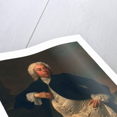 Man in a white silk waistcoat, c.1745-50 by Joseph Highmore