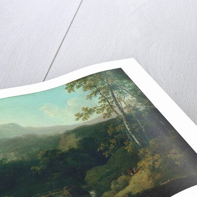 Landscape with mountain brook by Julius Caesar Ibbetson