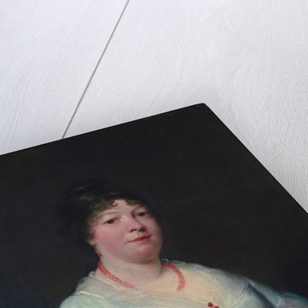 Woman with rose quartz jewellery, c.1810-15 by English School