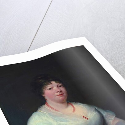 Woman with rose quartz jewellery, c.1810-15 by English School