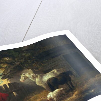 A farmyard, 1792 by George Morland