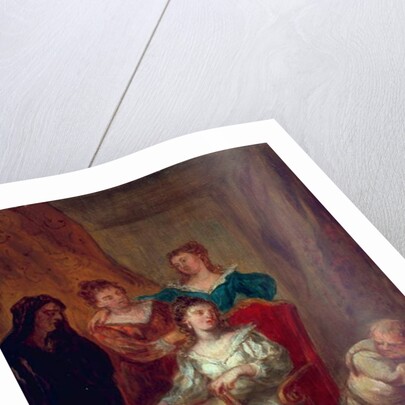 Scene from Don Quixote: Sancho Panza Entertains the Duchess, 1735 by John Vanderbank