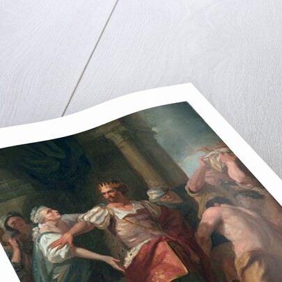 Edward the Confessor Stripping his Mother of Her Effects, c.1763 by John Hamilton Mortimer