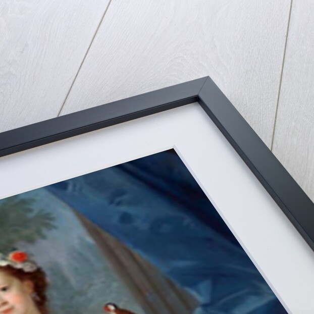 Girl in pink, c.1740s by English School