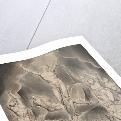 Illustration 1 to Milton's 'Paradise Lost': Satan Calling Up His Legions, 1807 by William Blake