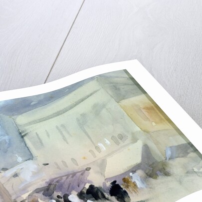 A market scene in Karachi by Hercules Brabazon Brabazon