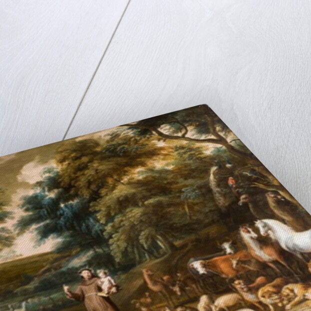 Saint Francis with the Animals by Willem van I and Hondt Lambert de I Herp