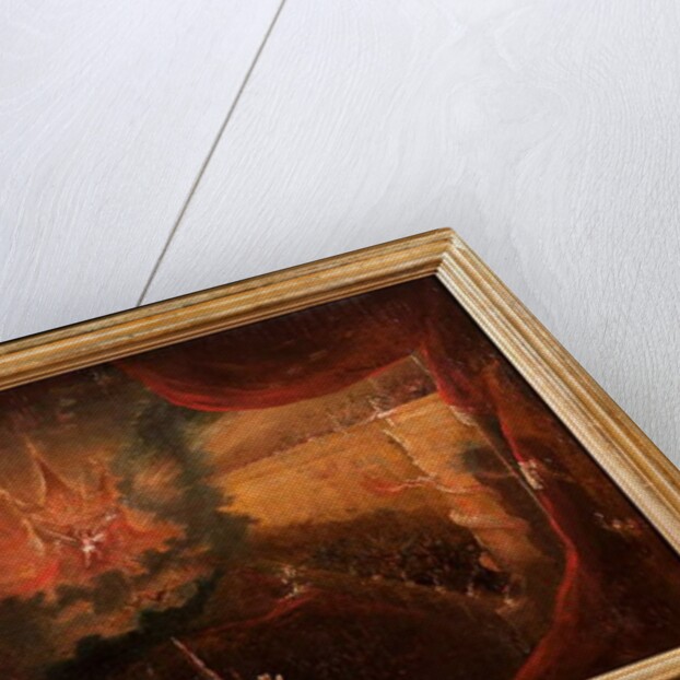 Satan Enthroned in Hell by Samuel Colman