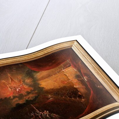 Satan Enthroned in Hell by Samuel Colman