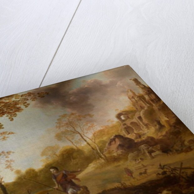 An Allegorical Family Portrait in a Landscape by Dirck van der Lisse