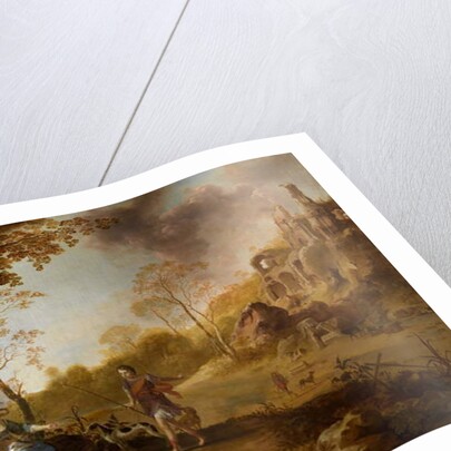 An Allegorical Family Portrait in a Landscape by Dirck van der Lisse