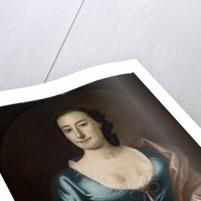 Portrait of Elizabeth Prioleau Roupell, 1753 by Jeremiah Theus