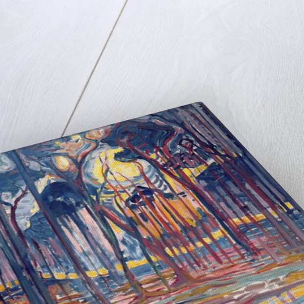 Woods near Oele, 1908 by Piet Mondrian