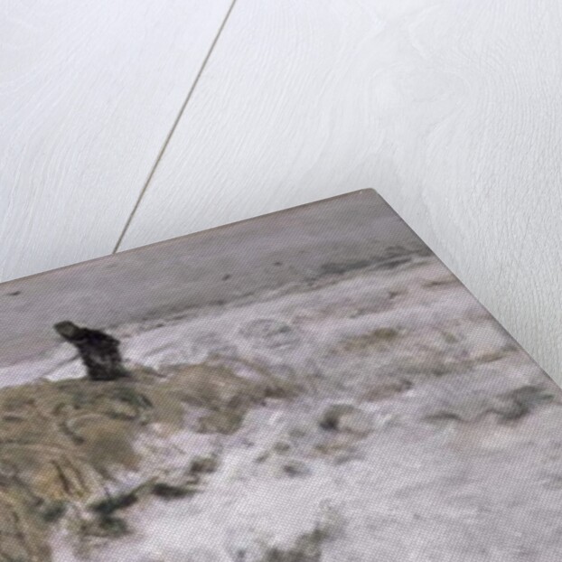 Flock of Sheep in the Snow by Anton Mauve