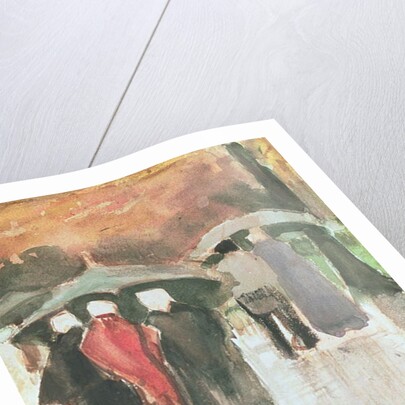 In the Rain, 1882 by Vincent van Gogh