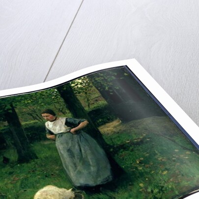 Larener Woman with a Goat, c.1885 by Anton Mauve