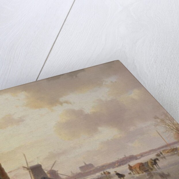 Winter scene, 1844 by Andreas Schelfhout