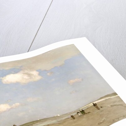 Beach scene, 1887 by Johannes Hendrik Weissenbruch