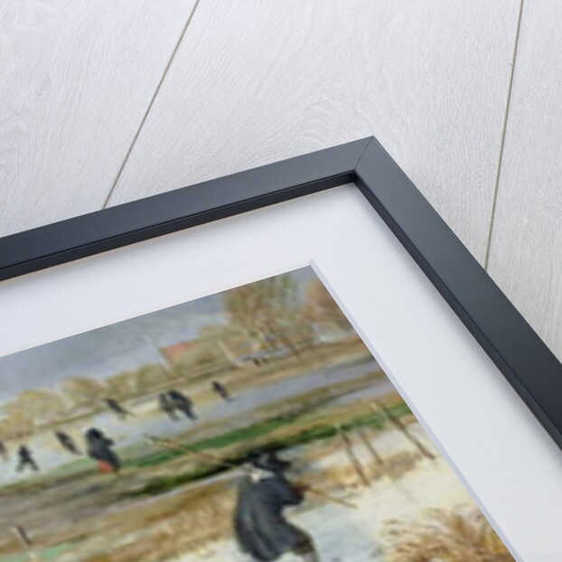 Ice Skating outside the City Walls by Aert van der Neer