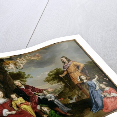 Portrait of W. van der Kerckhoven and his family, 1652 by Jan Mytens or Mijtens