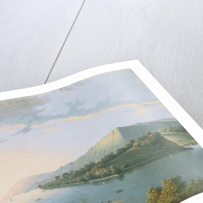 Landscape along the Rhine by Joseph August Knip