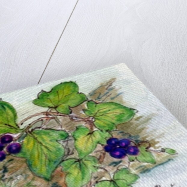 Log of Ivy, Holly and Hazelnuts by Nell Hill