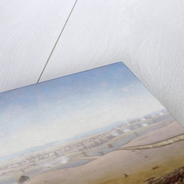 The 7th Maine advancing over bodies of Confederates in the 'Sunken Road' by James Hope