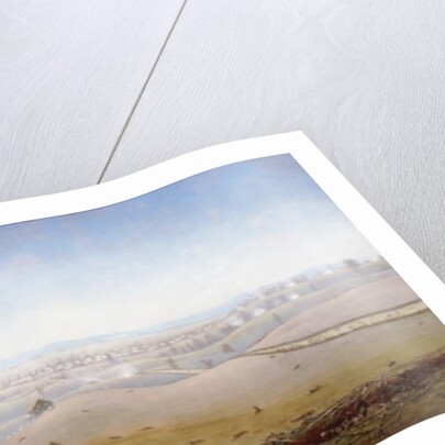 The 7th Maine advancing over bodies of Confederates in the 'Sunken Road' by James Hope