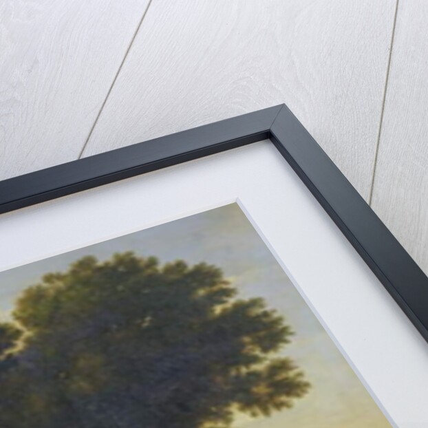 Landscape with Apollo guarding the Cattle of Admetus and Mercury stealing them by Claude Lorrain (1600-82)