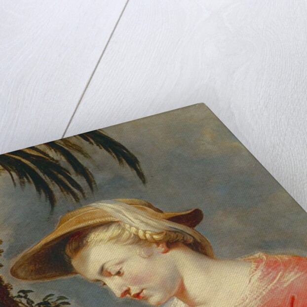 Return of the holy family from Egypt, detail of the Virgin Mary by Peter Paul Rubens