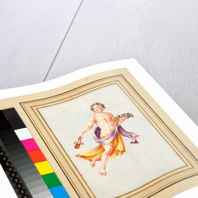 Male Figure with garland of leaves by Pietro Santi Bartoli