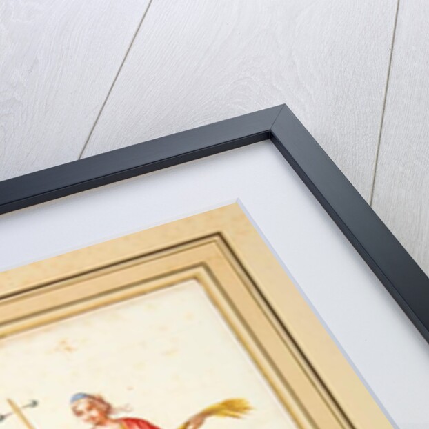 Large design of a wall with paintings. by Pietro Santi Bartoli