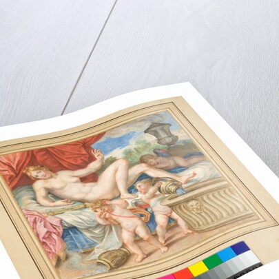 Recumbent Danae with the Cupids Shown by Pietro Santi Bartoli