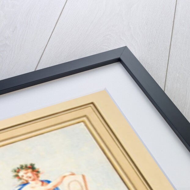 Male figure hovering by Pietro Santi Bartoli