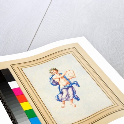 Male figure hovering by Pietro Santi Bartoli