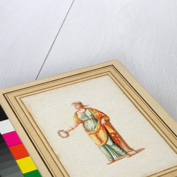 Female figure turned to spectator's left by Pietro Santi Bartoli