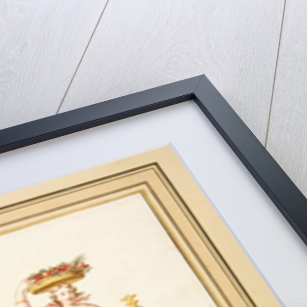 Large design of a wall with paintings. by Pietro Santi Bartoli