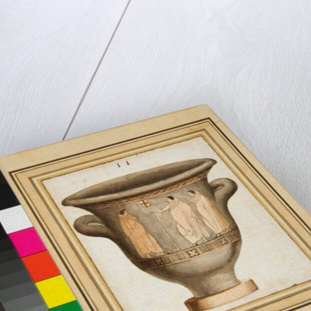 A red figured vase by Pietro Santi Bartoli