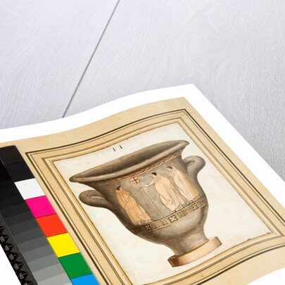 A red figured vase by Pietro Santi Bartoli