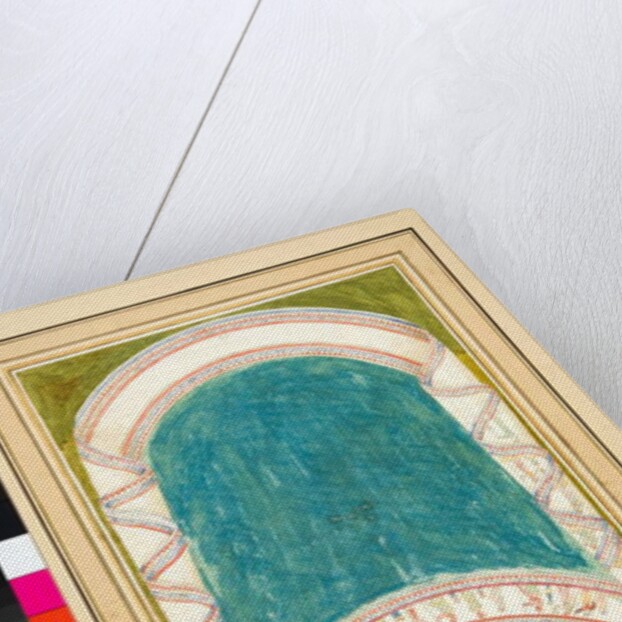 Copy of a mosaic of a charioteer by Pietro Santi Bartoli