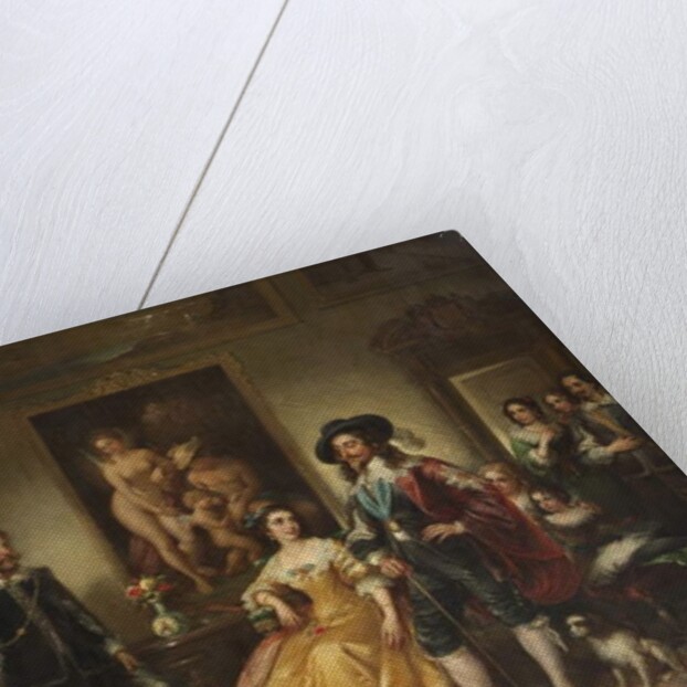 Rubens Presenting His Picture 'Peace and War' to Charles I, 1858–71 by Ambrosini Jerôme