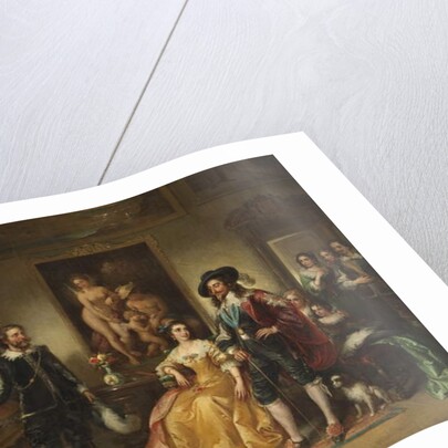 Rubens Presenting His Picture 'Peace and War' to Charles I, 1858–71 by Ambrosini Jerôme