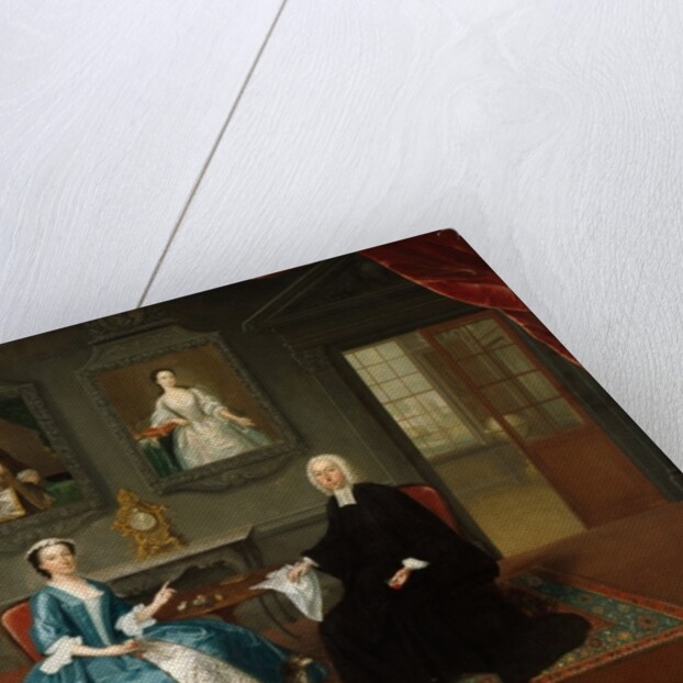 Reverend Streynsham Master and his wife, Margaret of Croston, Lancashire, 1743-44 by Arthur Devis