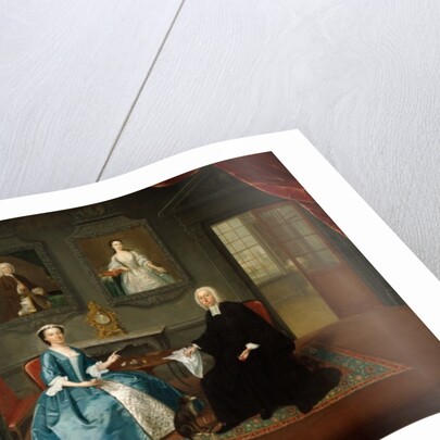 Reverend Streynsham Master and his wife, Margaret of Croston, Lancashire, 1743-44 by Arthur Devis