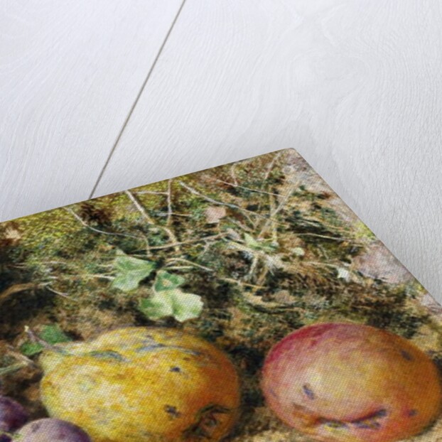 Black Grapes, Quince, and Newtown Pippin, 1861 by William Henry Hunt