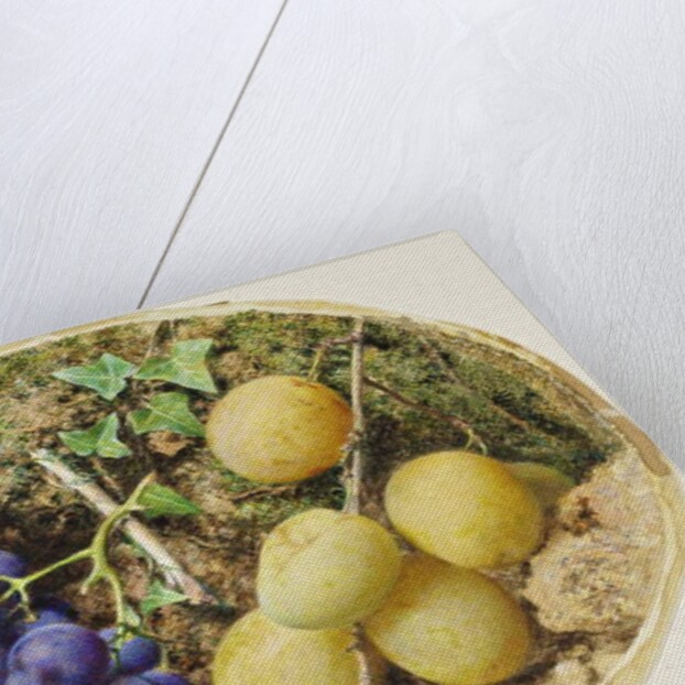 Golden Drop Plums and Black Grapes, c.1860 by William Henry Hunt