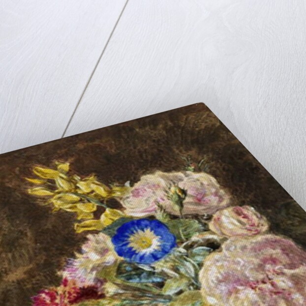 Mixed Flowers in a Brown and Fawn Jug, c.1860 by William Henry Hunt